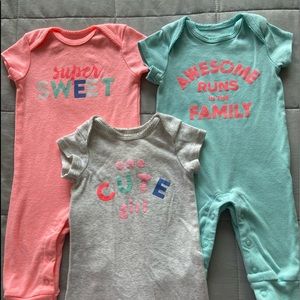 Lot of 3 Rompers